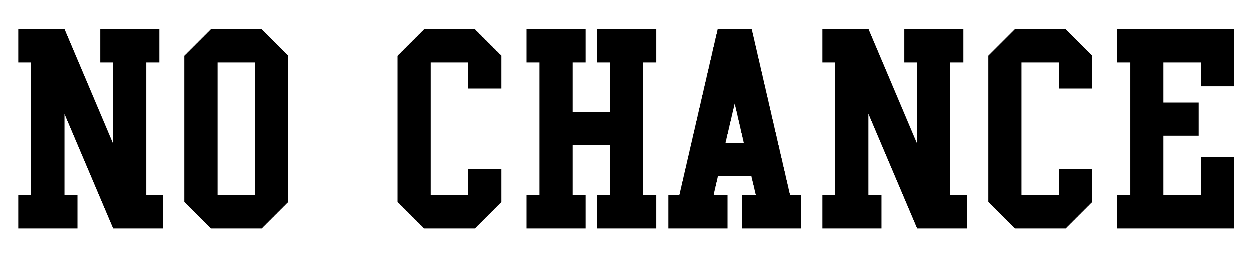 NO CHANCE NEW-01-text-black